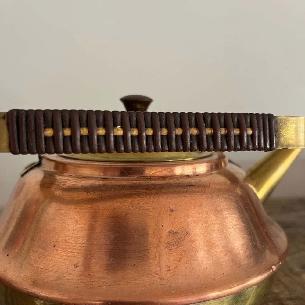 Dutch Vintage Copper and Brass Teapot